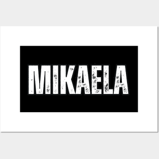 Mikaela Name Gift Birthday Holiday Anniversary Posters and Art